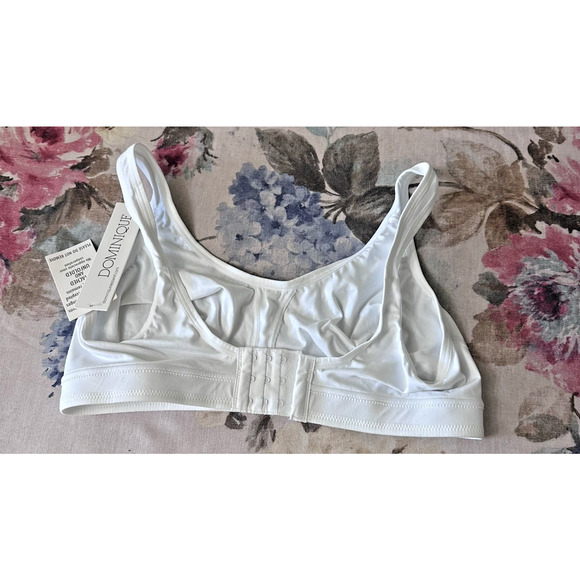 NWT Dominique Women's Comfort Fit Seamless Minimizer Bra in White Size 36D - Picture 5 of 10